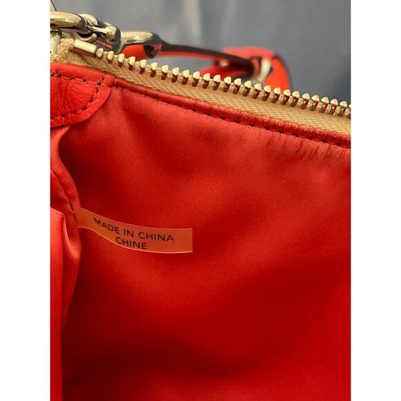 Coach Brown/Orange Signature Canvas and Leather Crossbody Bag - Picture 9 of 10